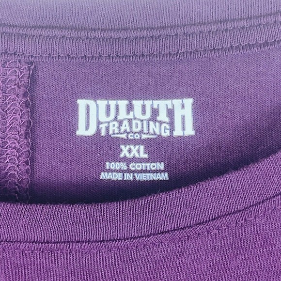 Duluth Trading Wine Burgundy Solid Long Sleeve Tee T-Shirt Top Shirt Women XXL - Picture 5 of 5